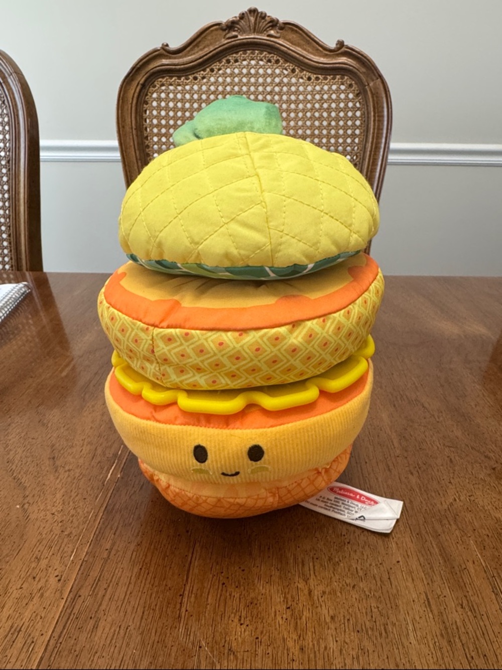 Melissa and Doug stackable pineapple. Brand new no packaging. Smoke free home.